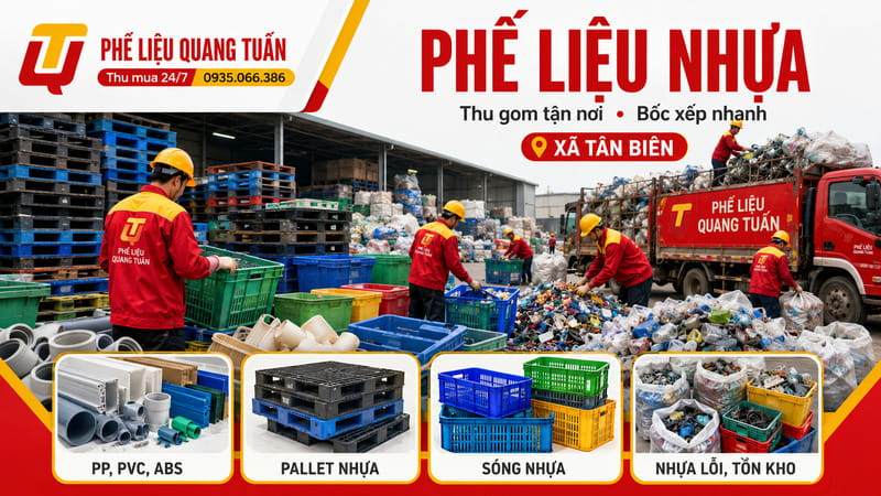 thu mua phế liệu xã tân biên