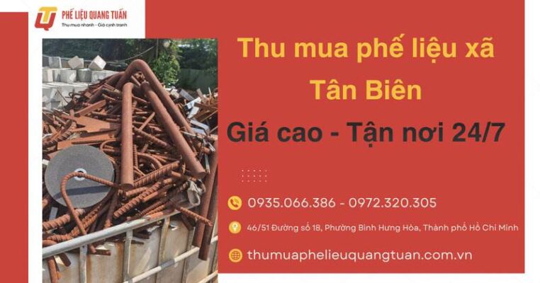thu mua phế liệu xã tân biên