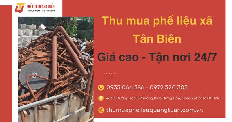 thu mua phế liệu xã tân biên