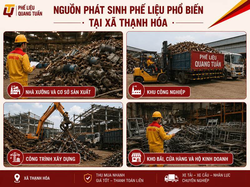 Thu mua phế liệu xã Thạnh Hóa