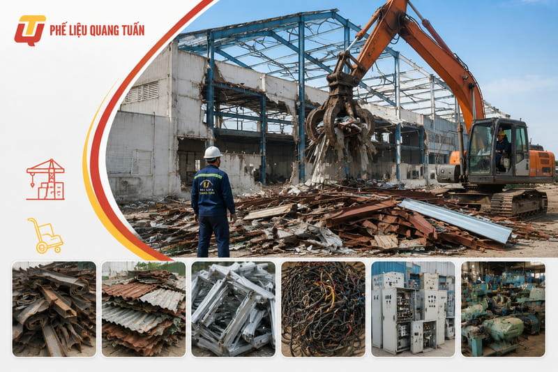 Thu mua phế liệu xã Trảng Bom