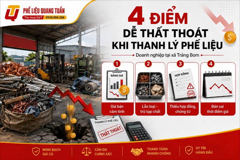 Thu mua phế liệu xã Trảng Bom