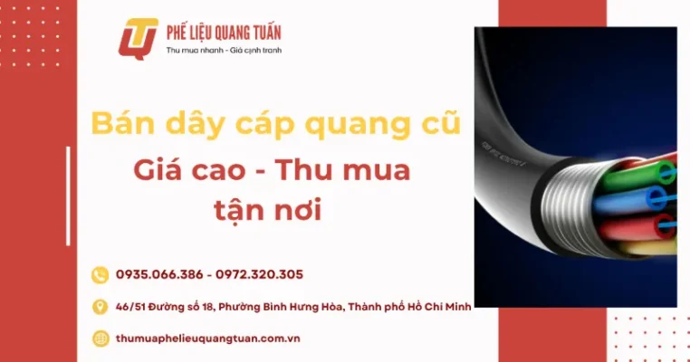 bán dây cáp quang cũ