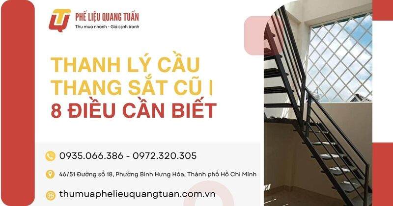 cầu thang sắt thanh lý cầu thang sắt thanh lý