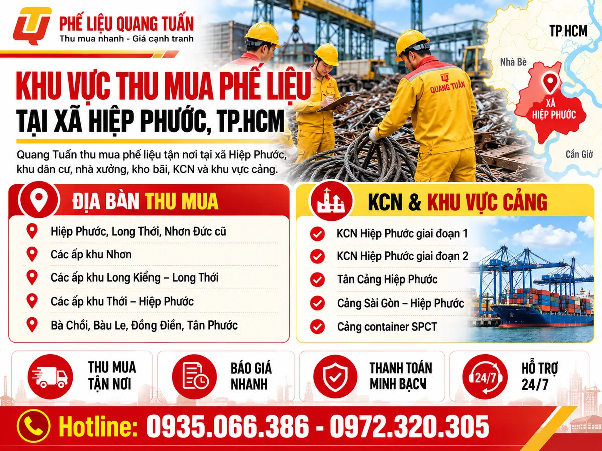 thu mua phế liệu xã hiệp phước