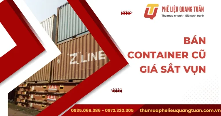 bán container cũ giá sắt vụn