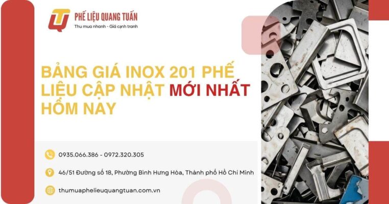 giá inox 201 phế liệu