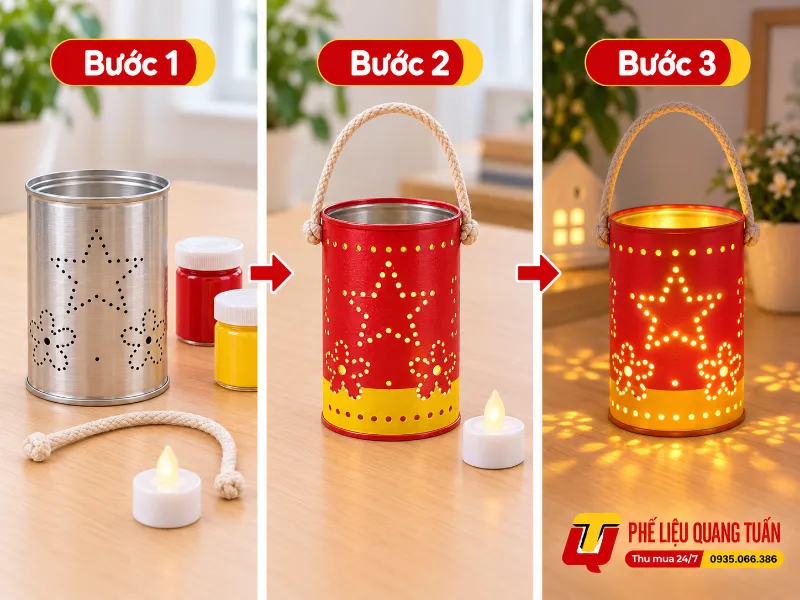sáng tạo đồ dùng học tập từ phế liệu